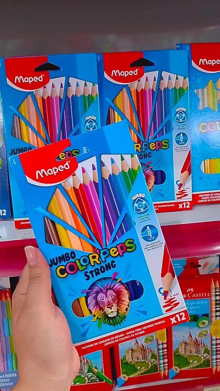 Lápis de cor Maped jumbo para crianças em Vilhena