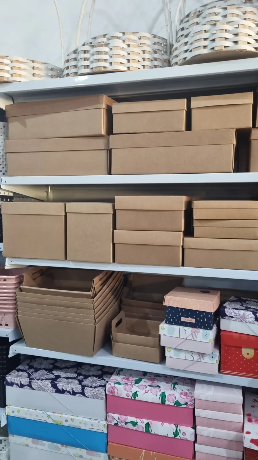 Caixas de madeira MDF para artesanato na Papelaria Popular em Vilhena