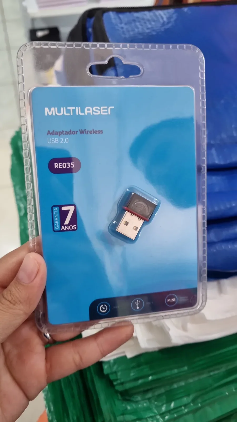 Adaptador USB multilaser na Papelaria Popular em Vilhena