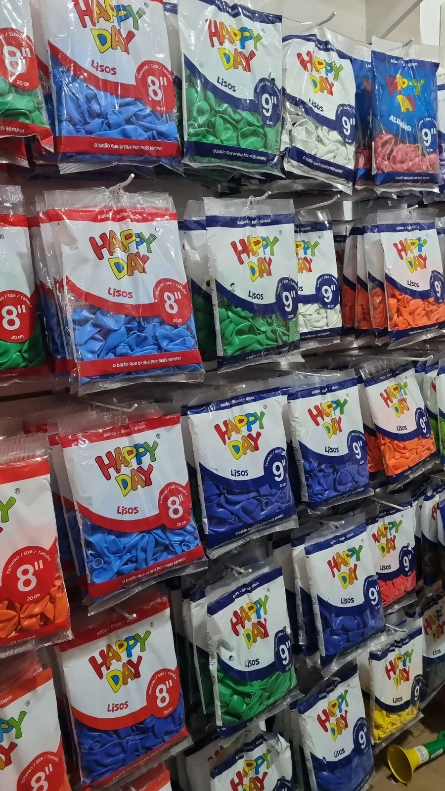 Baloes 8 e 9 polegadas variados na Papelaria Popular em Vilhena