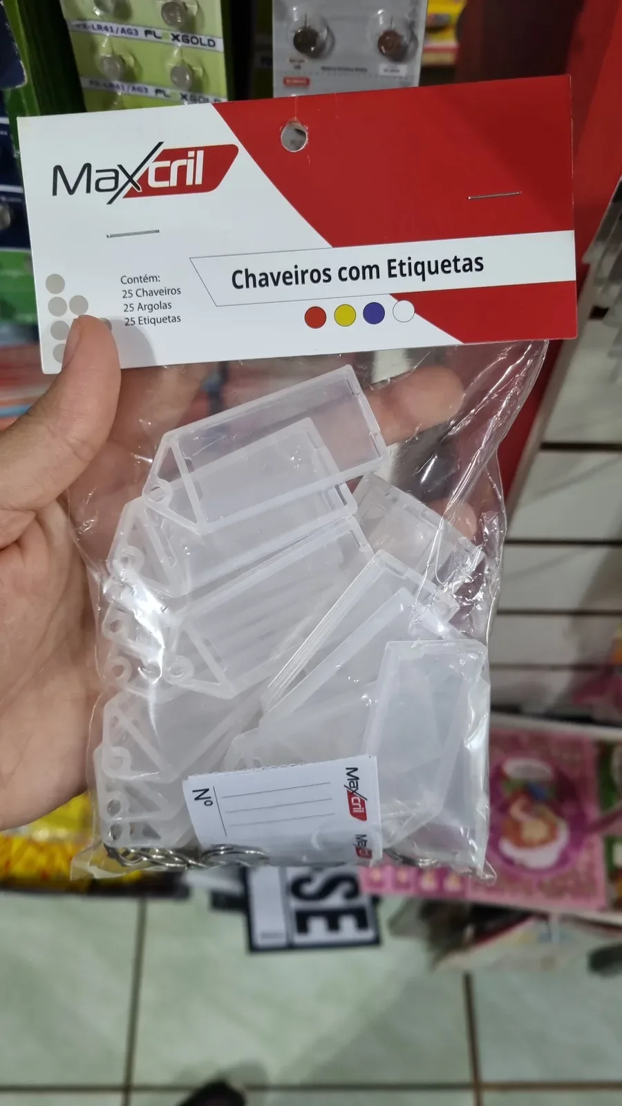 Caixinhas organizadoras transparentes na Papelaria Popular em Vilhena
